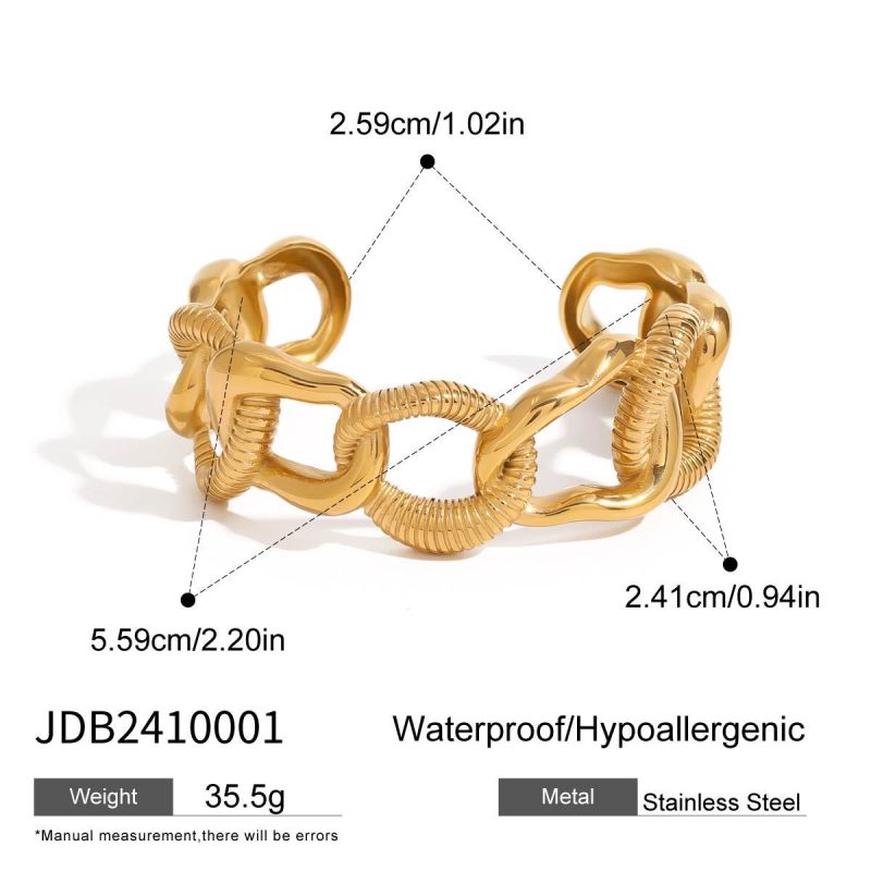 CHUNKY LINK BANGLE - Image 2
