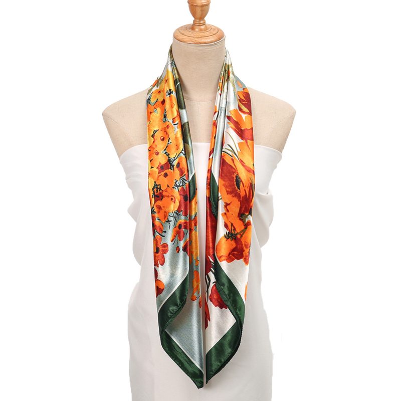 FLORAL PRINT SCARF - Image 2