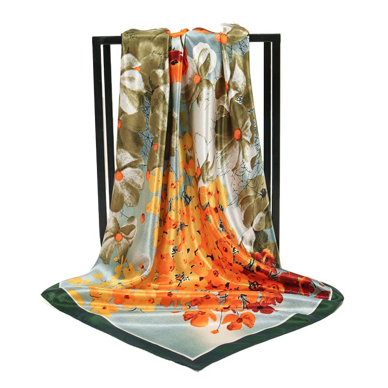 FLORAL PRINT SCARF - Image 3