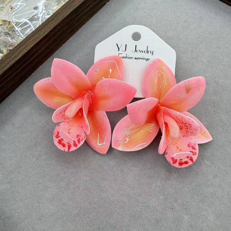 FLORAL FASHION EARRINGS - Image 4