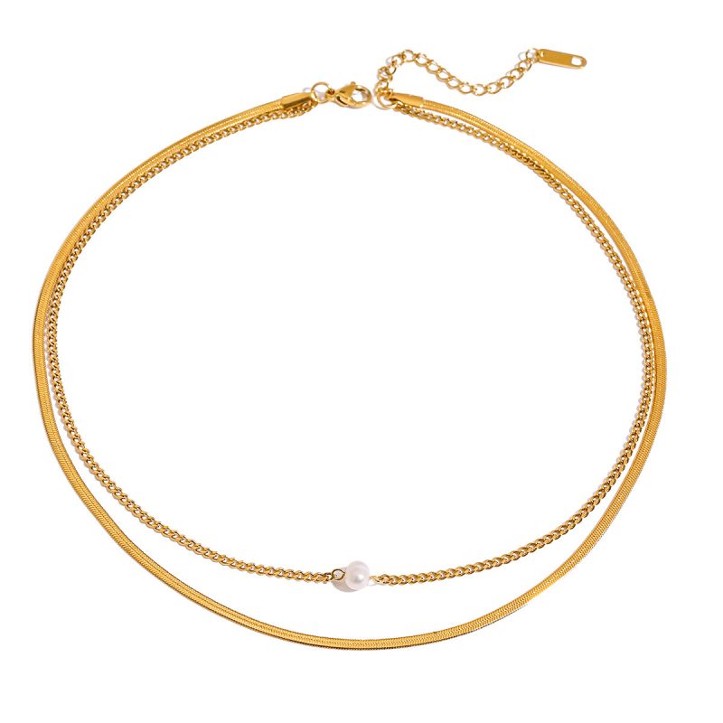 DOUBLE LAYERED NECKLACE - Image 2
