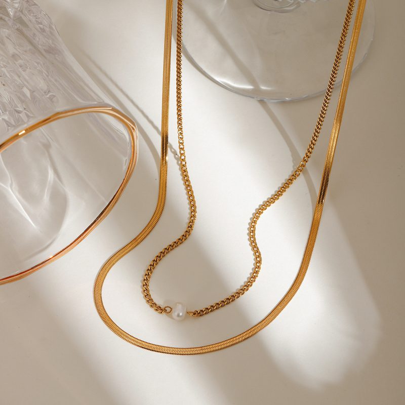 DOUBLE LAYERED NECKLACE - Image 3